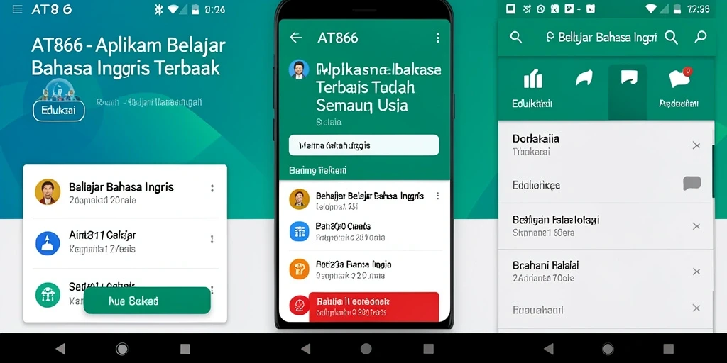 Tampilan antarmuka AT866 yang menarik dan mudah digunakan.