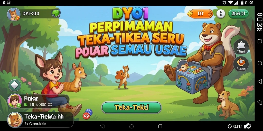 Tampilkan antarmuka menawan DYO1 dalam mode permainan Teka-Teki.