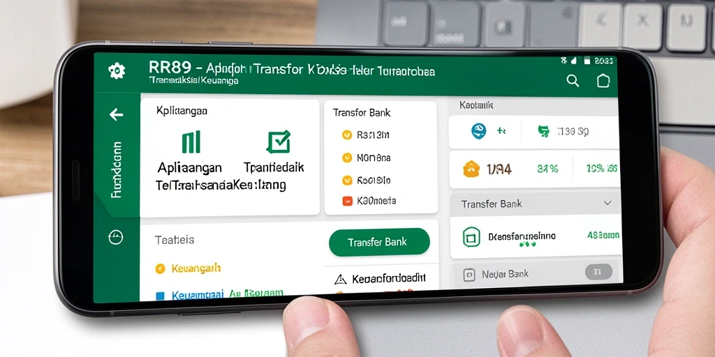 Antarmuka aplikasi RR89 yang sederhana dan mudah digunakan.